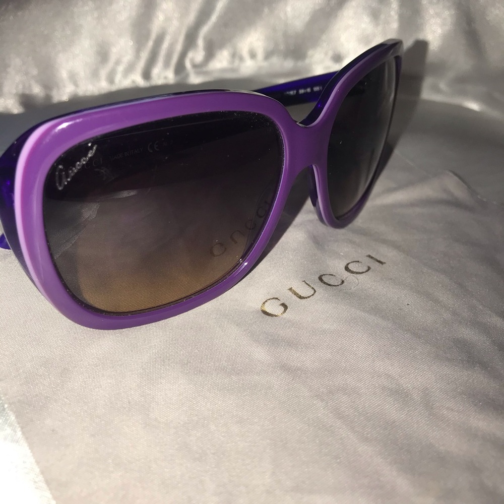 Authentic Gucci Sunglasses - Purple